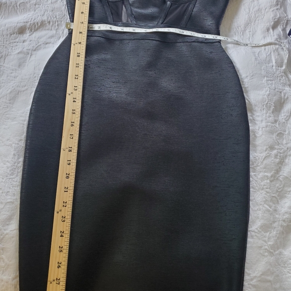 NWT Shop Kultivate Faux leather body con dress - Picture 5 of 6